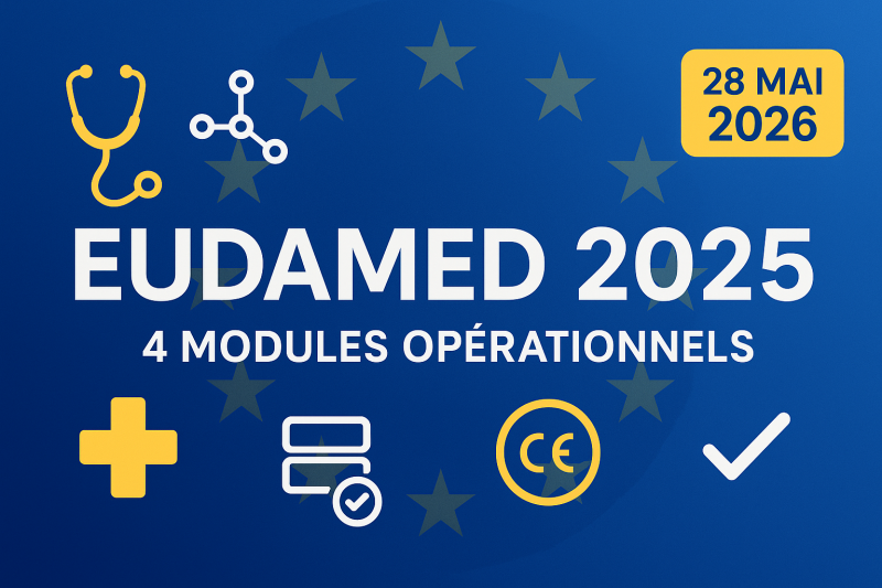 EUDAMED : 4 modules officiellement opérationnels